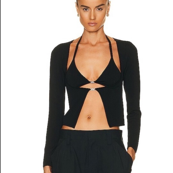 Alexander Wang Twinset Hybrid Bikini Cardigan crystal - Picture 1 of 10